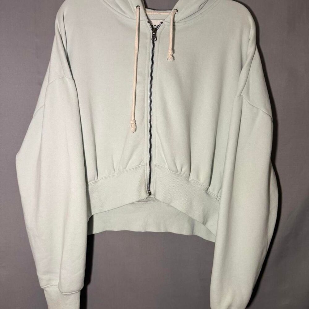 Bdg Women's Light Blue Cropped Hoodie